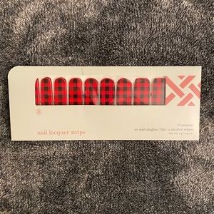 ❄️ Jamberry Nail Lacquer Strips - “Well Plaid”